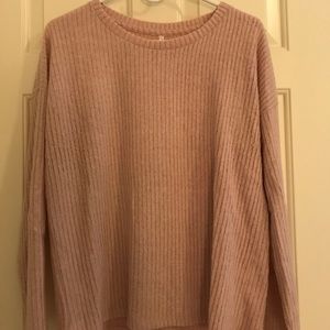 Pull over chenille style sweater
